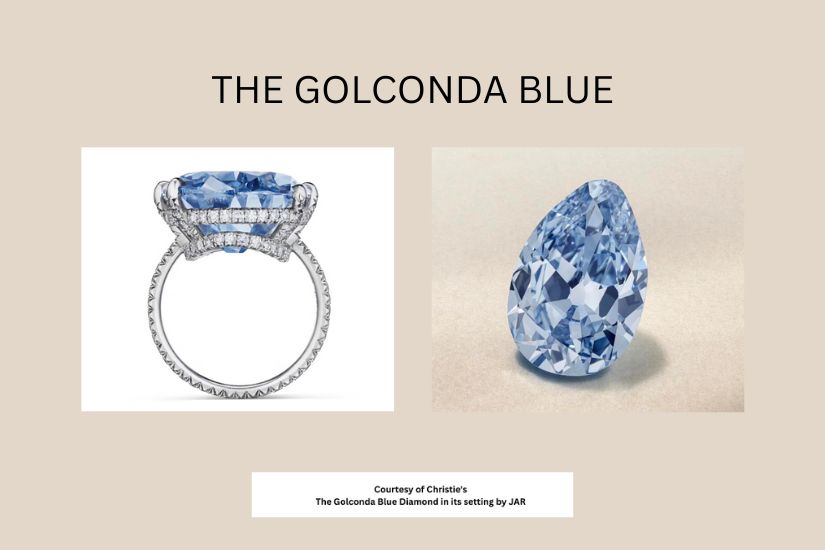 The Golconda Blue Diamond, Diamond History, Blue Diamond