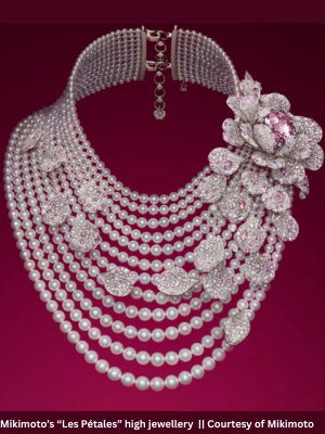 Mikimoto's Les Pétales Jewellery Collection-Necklace