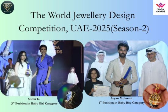IIG South Shines at the Prestigious WADA Awards – World Jewellery Design Competition 2025