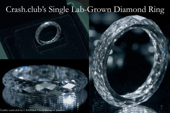C. Krishniah Chetty’s Crash.club Creates India’s First Ring Entirely from a Single Lab-Grown Diamond