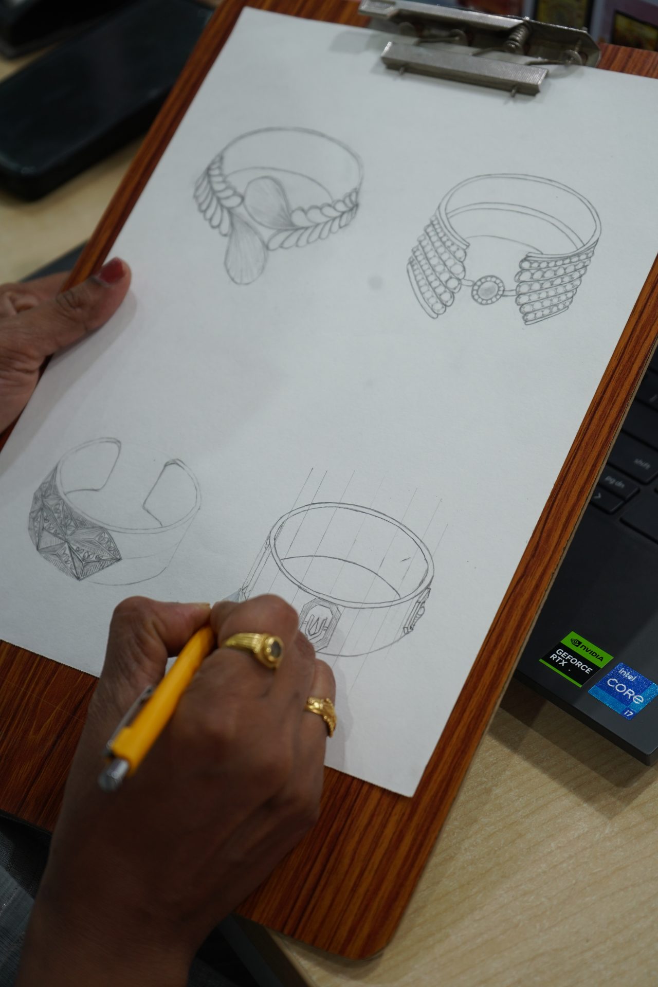 Ring designA finished ring design, where vision becomes reality