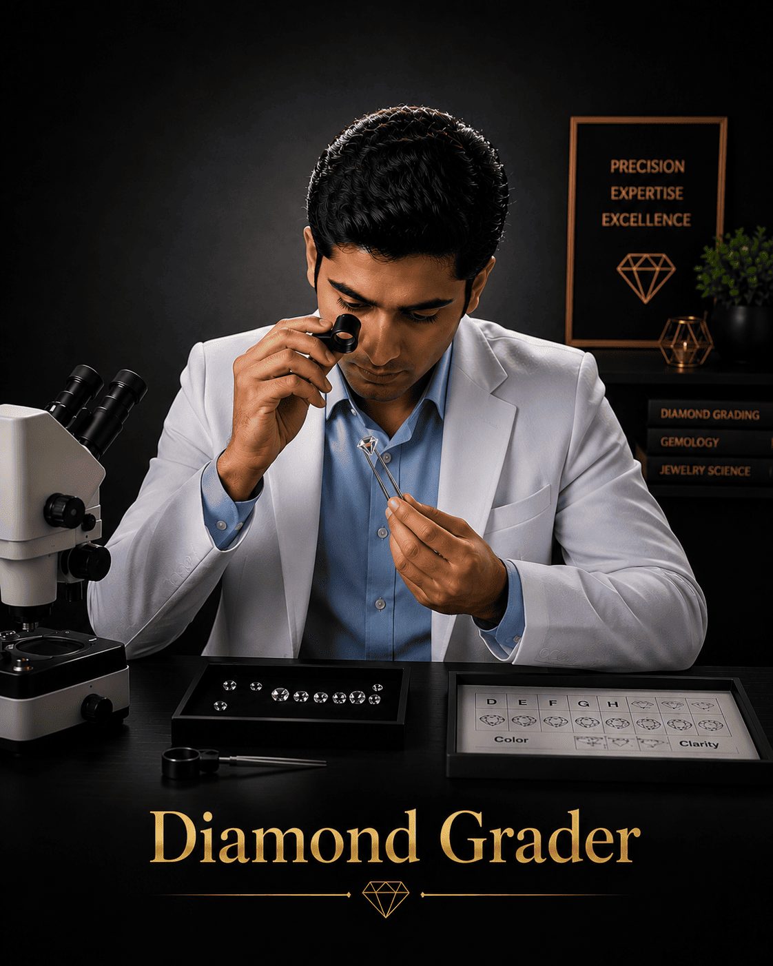 Diamond grader